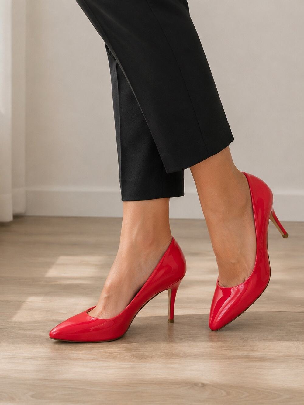 Coach Coral Patent Leather Pumps Women’s Size 7.5B Stiletto Heels Classic - Picture 1 of 16